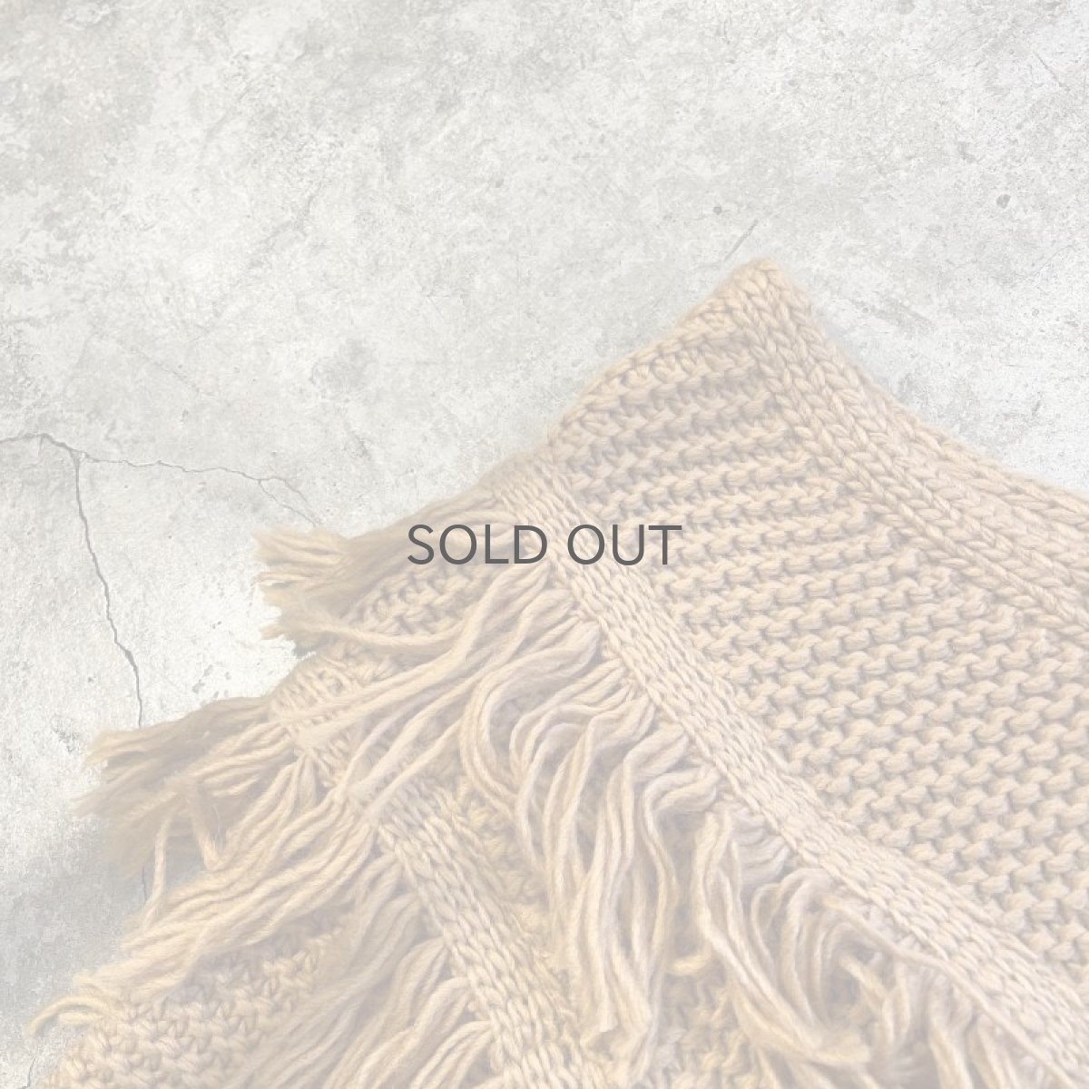 画像9: FRINGE LINE DESIGN V NECK KNIT SWEATER / Ladies M  (9)