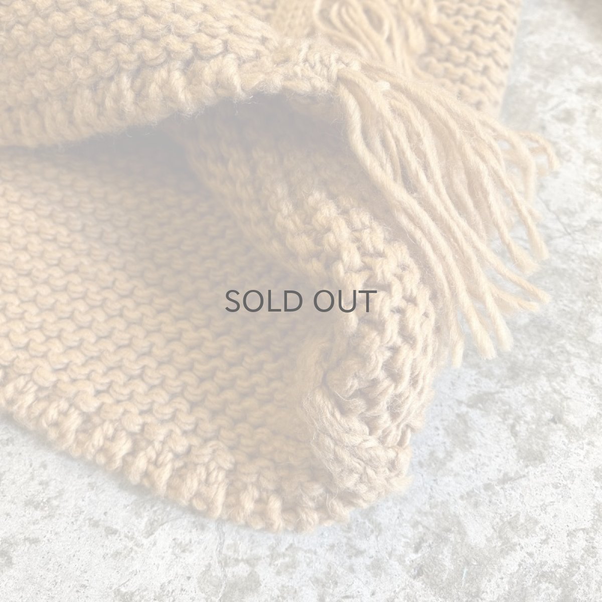 画像5: FRINGE LINE DESIGN V NECK KNIT SWEATER / Ladies M  (5)