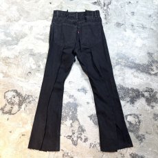 画像2: 【Wiz&Witch】FLARE CUT DENIM PANTS / W31 (2)