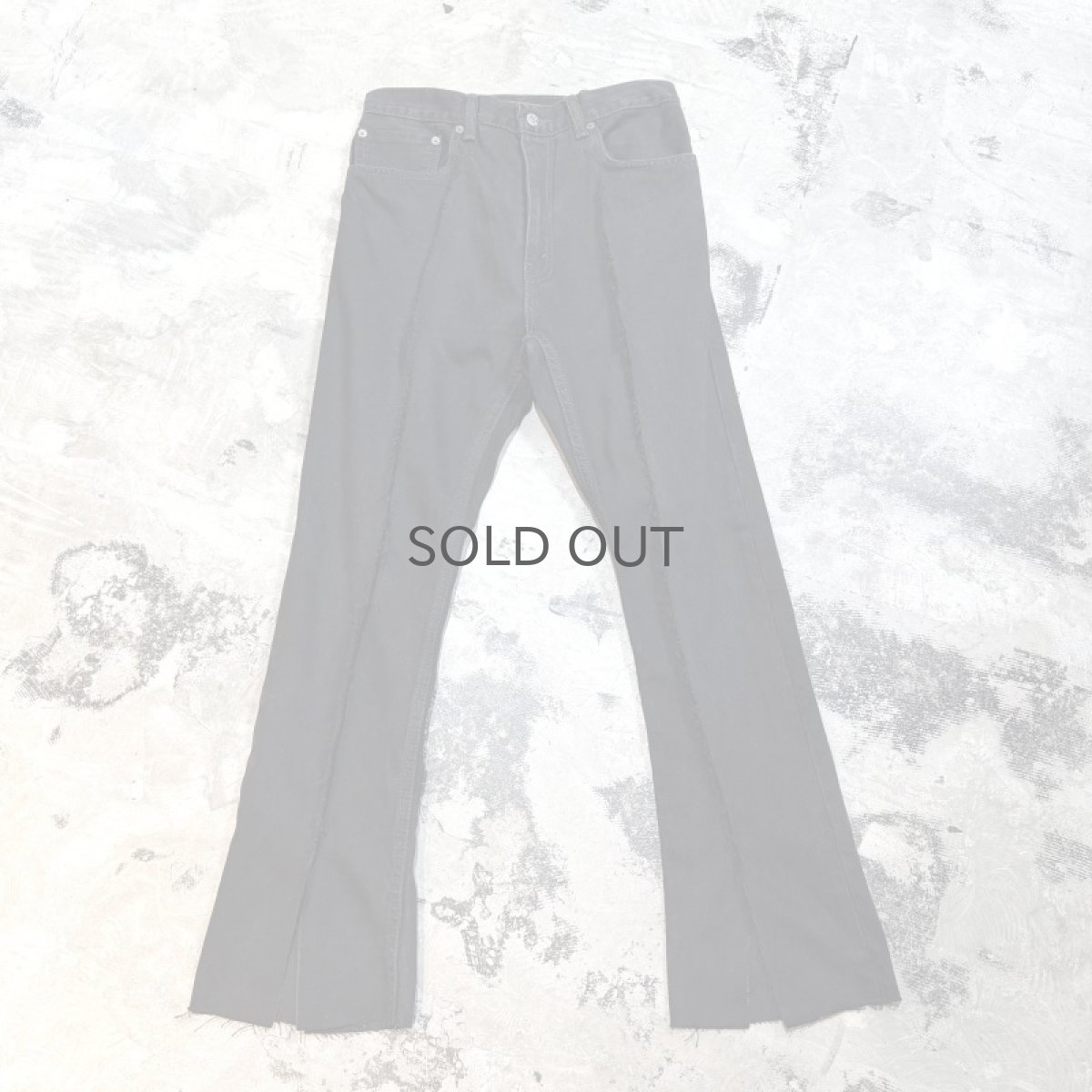 画像1: 【Wiz&Witch】FLARE CUT DENIM PANTS / W31 (1)