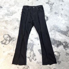 画像1: 【Wiz&Witch】FLARE CUT DENIM PANTS / W31 (1)