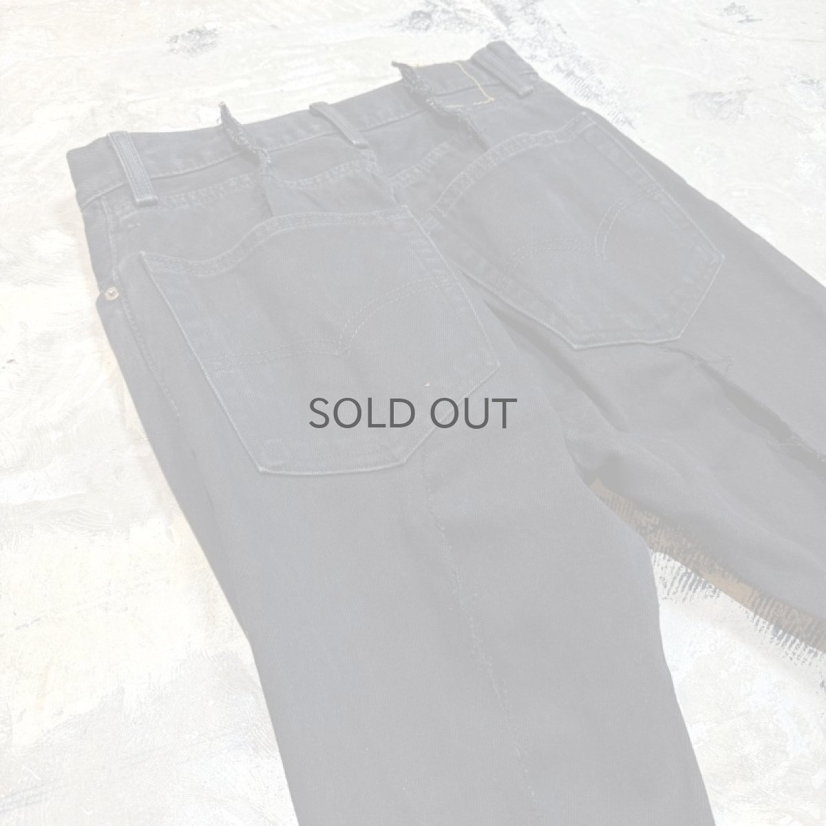 画像9: 【Wiz&Witch】FLARE CUT DENIM PANTS / W31 (9)