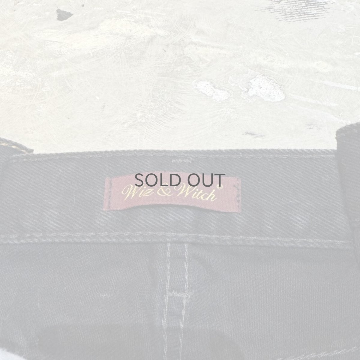 画像10: 【Wiz&Witch】FLARE CUT DENIM PANTS / W31 (10)