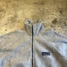 画像8: 【PATAGONIA】GREY COLOR FLEECE ZIP UP JACKET / Ladies L (8)