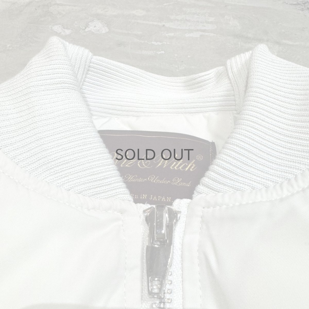 画像10: 【Wiz&Witch】"WEIRD" RIB MIX FLIGHT JACKET / WHITE / OS (10)