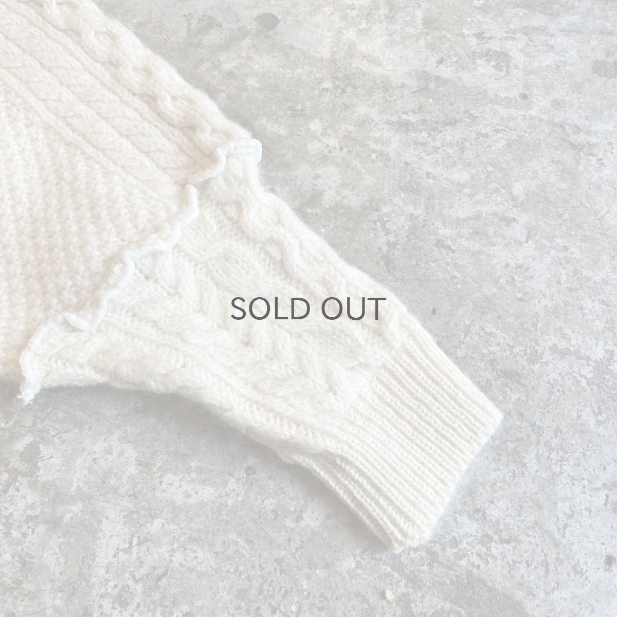 画像5: 【Wiz&Witch】"UNITED" PATCHWORK ALAN KNIT / OS (5)