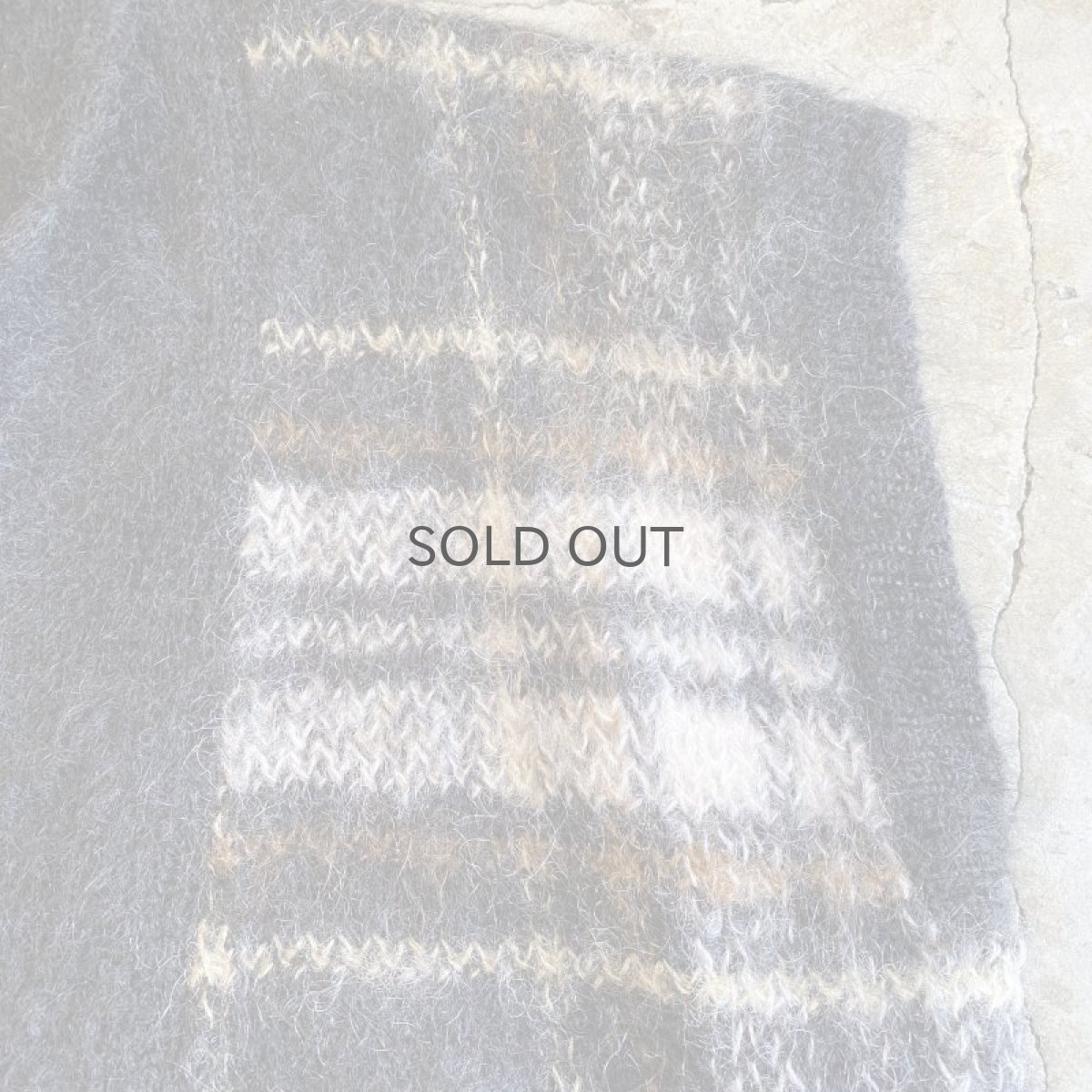 画像9: CHECK PATTERN KNIT DOUBLE DESIGN VEST / Ladies L (9)