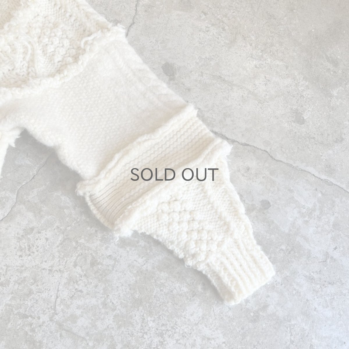 画像9: 【Wiz&Witch】"UNITED" PATCHWORK ALAN KNIT / OS  (9)