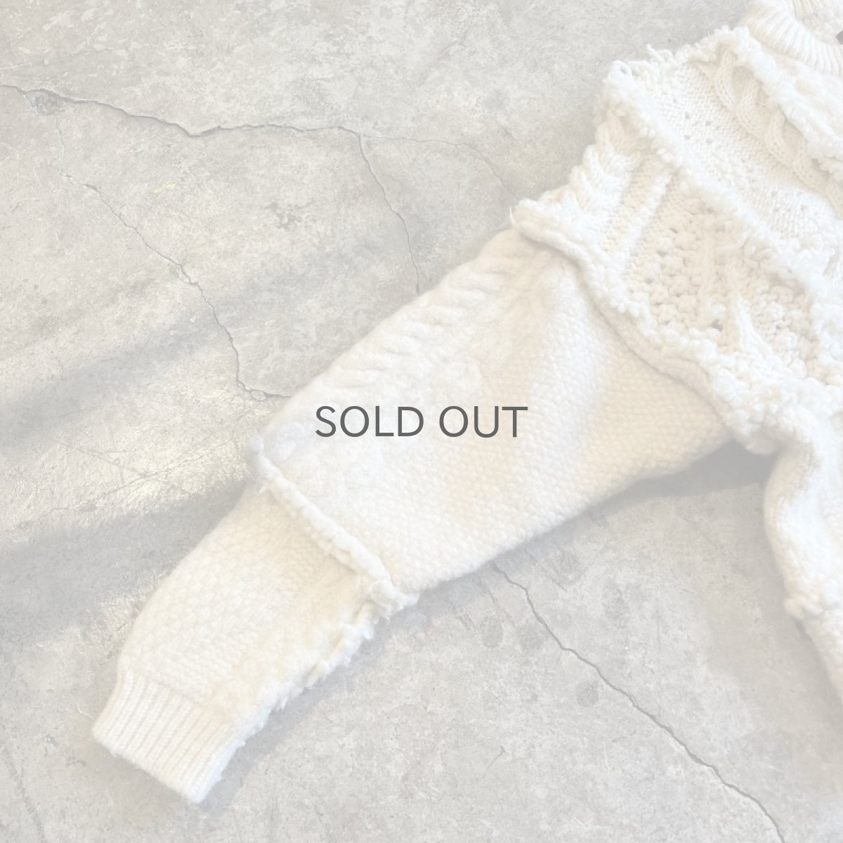 画像6: 【Wiz&Witch】"UNITED" PATCHWORK ALAN KNIT / OS  (6)