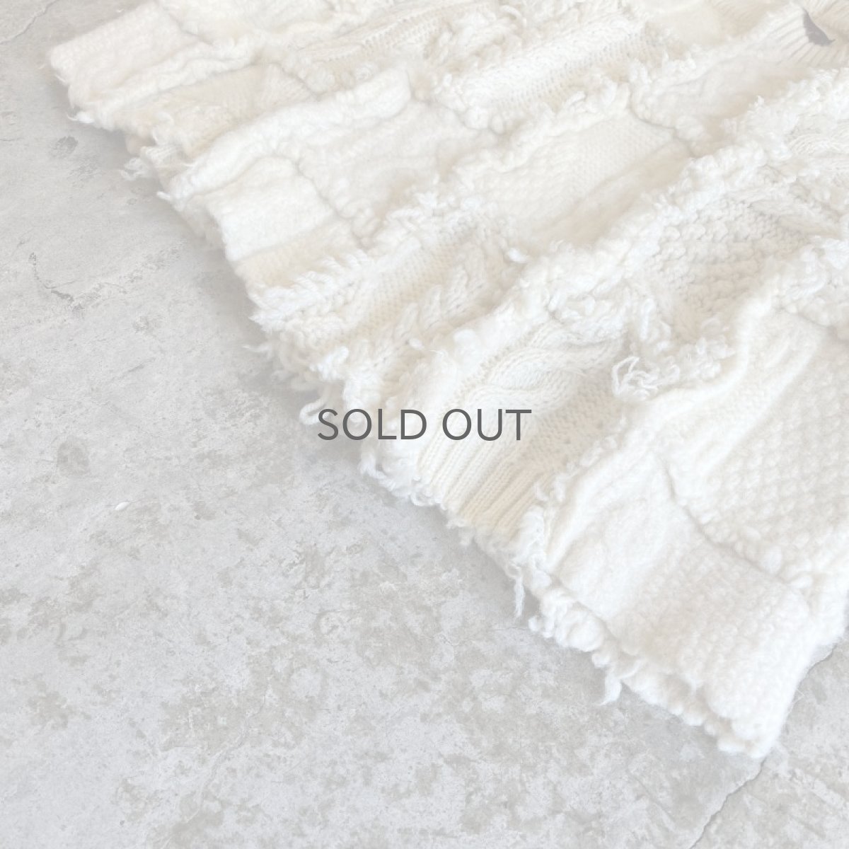 画像4: 【Wiz&Witch】"UNITED" PATCHWORK ALAN KNIT / OS  (4)