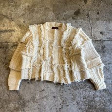 画像1: 【Wiz&Witch】"UNITED" PATCHWORK ALAN KNIT / OS  (1)