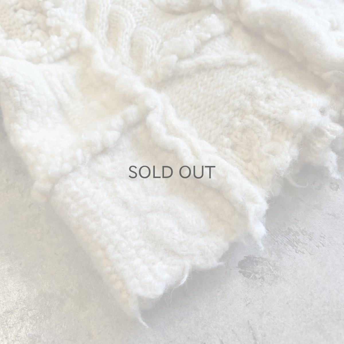 画像3: 【Wiz&Witch】"UNITED" PATCHWORK ALAN KNIT / OS  (3)