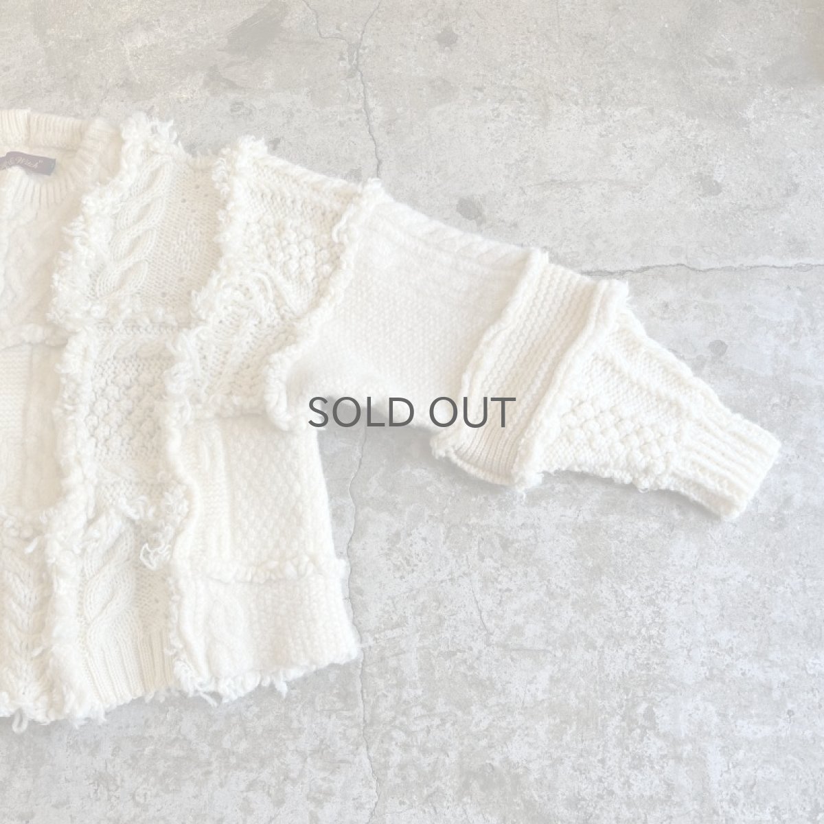 画像10: 【Wiz&Witch】"UNITED" PATCHWORK ALAN KNIT / OS  (10)