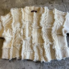 画像11: 【Wiz&Witch】"UNITED" PATCHWORK ALAN KNIT / OS  (11)