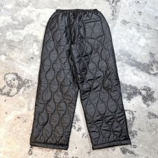 画像2: 【WONDERGROUND】QUILTING PADDED WIDE PANTS / OS (2)