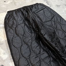 画像9: 【WONDERGROUND】QUILTING PADDED WIDE PANTS / OS (9)