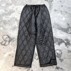 画像1: 【WONDERGROUND】QUILTING PADDED WIDE PANTS / OS (1)