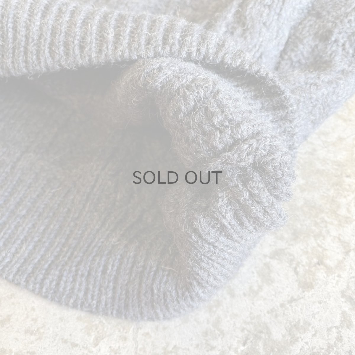 画像5: HALF ZIP DESIGN ALAN KNIT SWEATER / Ladies XL(M) (5)