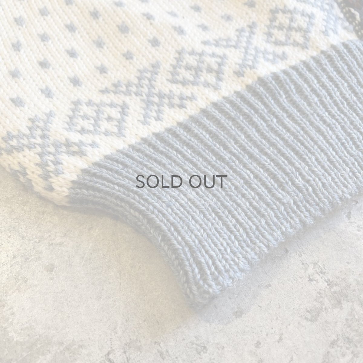 画像3: ALL OVER NORDIC PATTERN HOOK UP DESIGN KNIT CARDIGAN / Ladies M(S) (3)