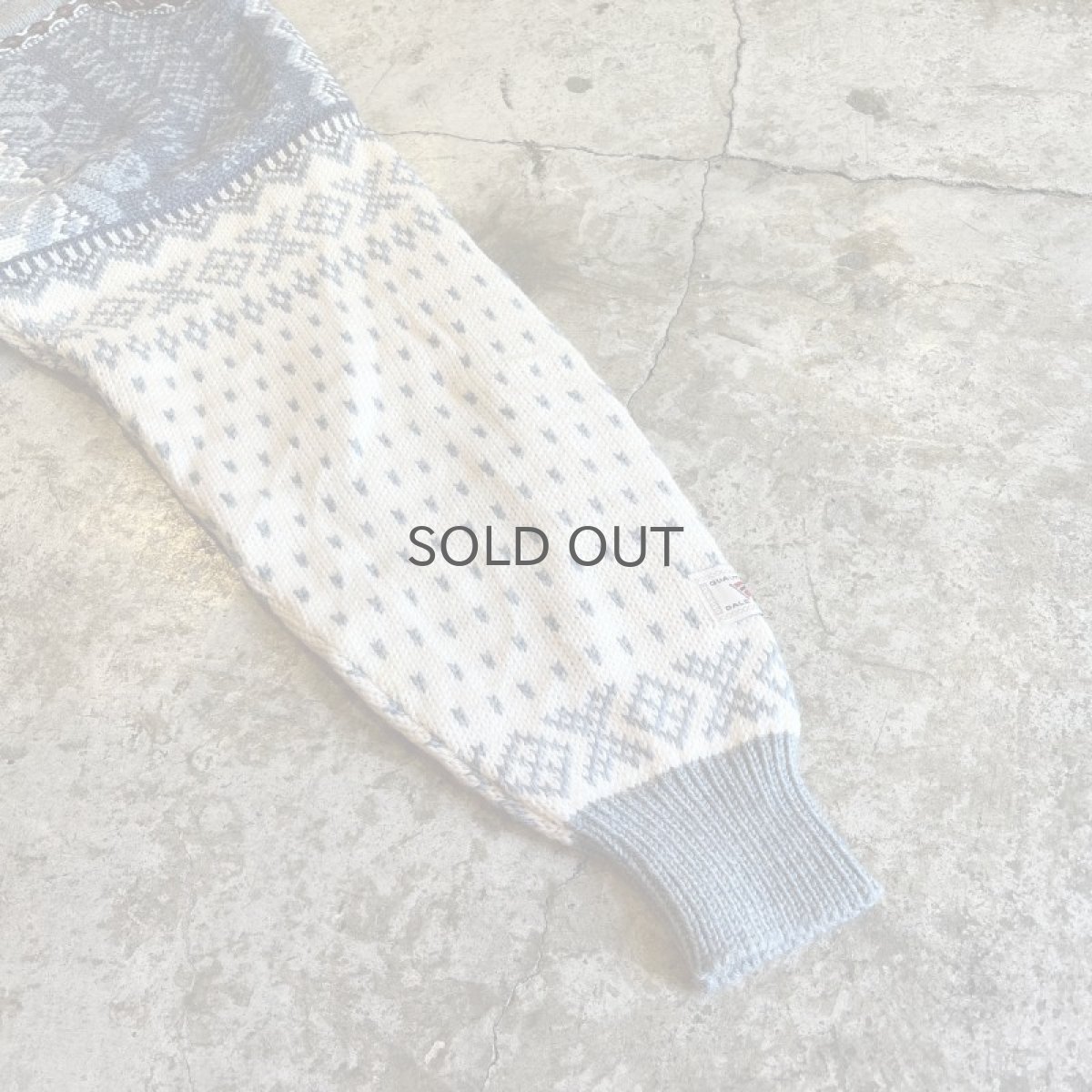 画像6: ALL OVER NORDIC PATTERN HOOK UP DESIGN KNIT CARDIGAN / Ladies M(S) (6)