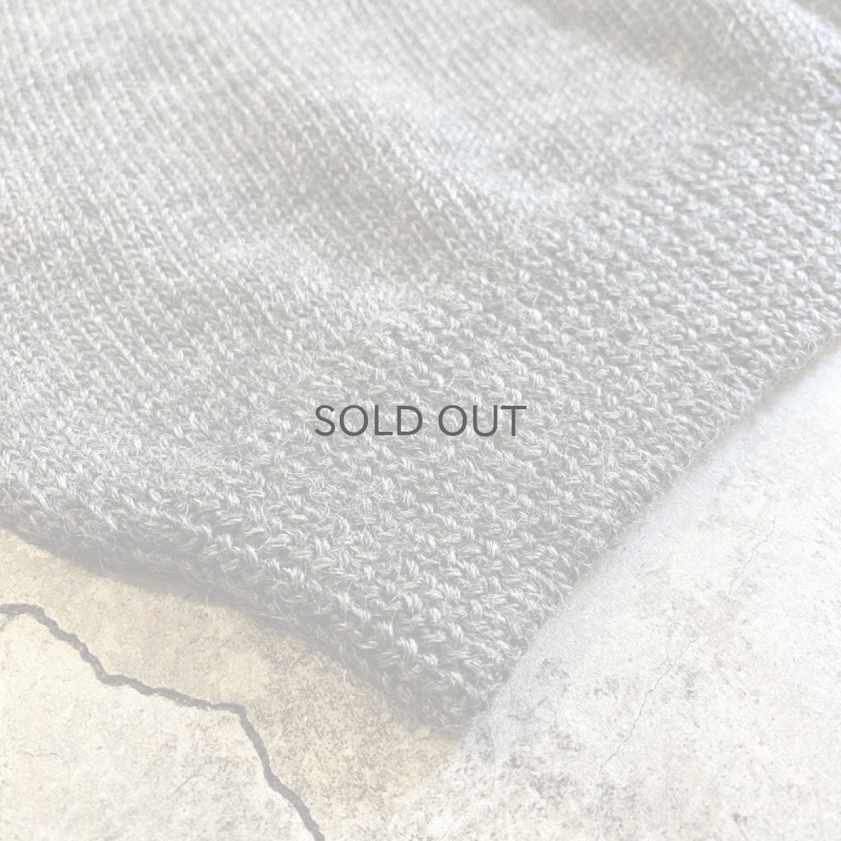 画像3: GREY COLOR ART LINE DESIGN KNIT SWEATER / Ladies L  (3)