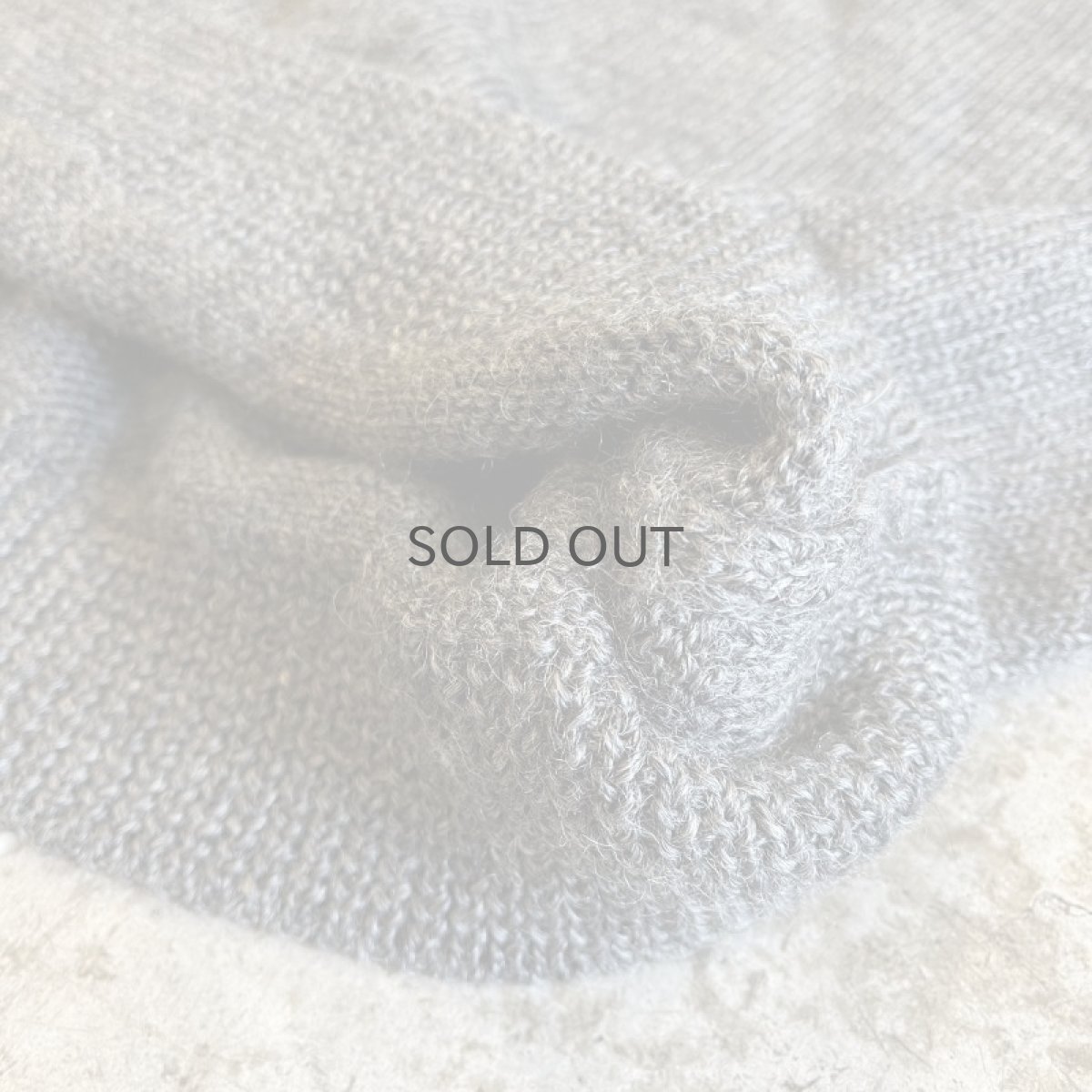 画像5: GREY COLOR ART LINE DESIGN KNIT SWEATER / Ladies L  (5)