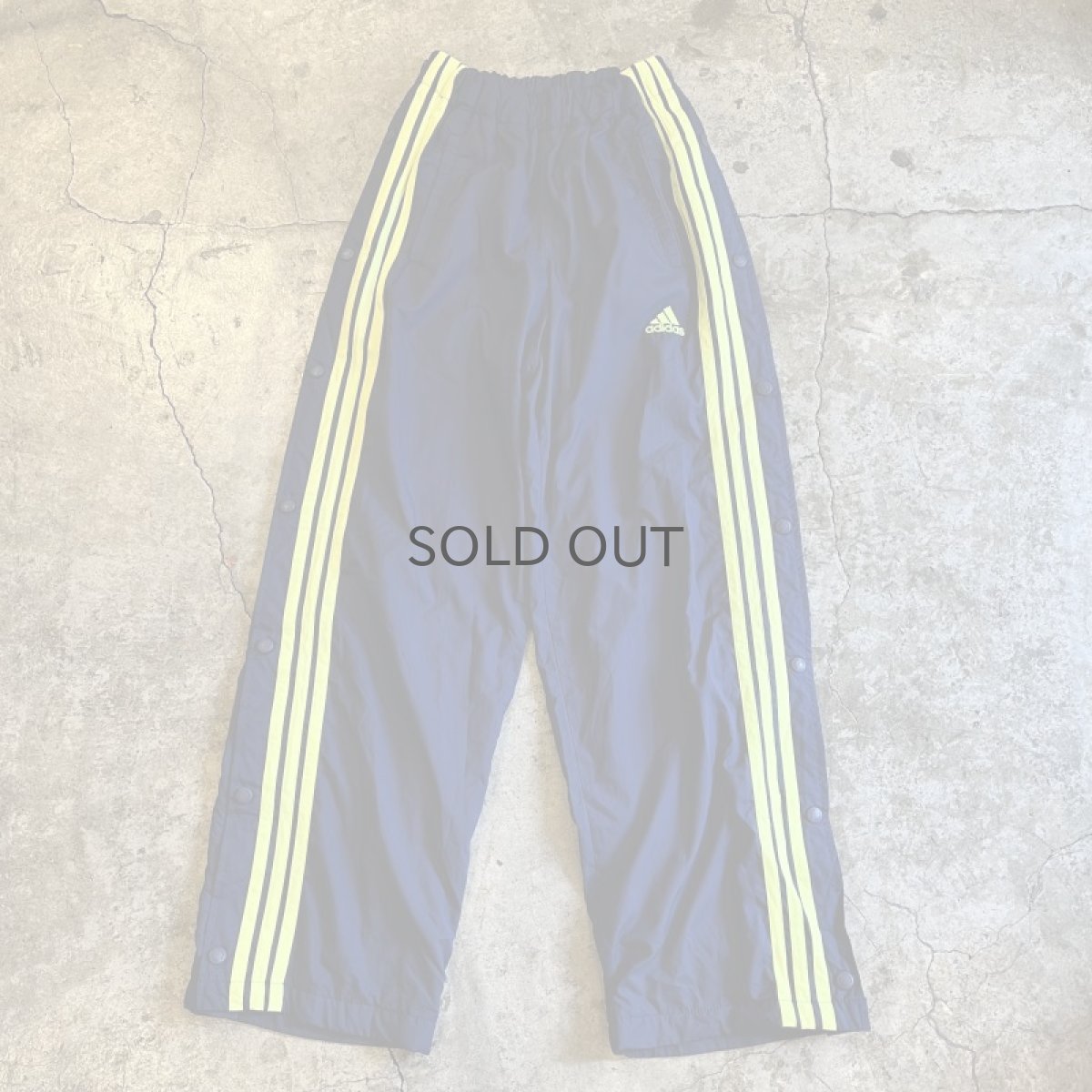画像1: 【adidas】SIDE COLOR LINE NYLON TRACK PANTS / W22~W30 (1)