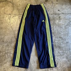 画像1: 【adidas】SIDE COLOR LINE NYLON TRACK PANTS / W22~W30 (1)