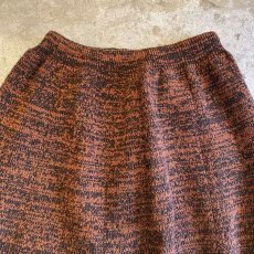 画像5: MELANGE PATTERN DESIGN KNIT LONG SKIRT / W23~W32 (5)