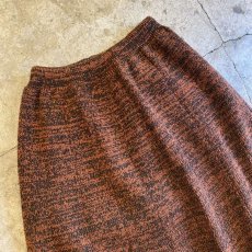 画像3: MELANGE PATTERN DESIGN KNIT LONG SKIRT / W23~W32 (3)