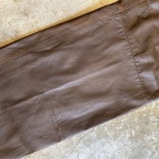 画像7: REAL LEATHER ELASTIC WAIST DESIGN PANTS / W24~W30 (7)