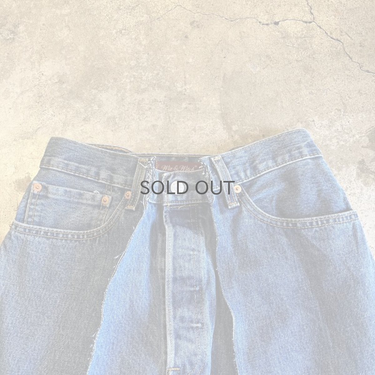 画像6: 【Wiz&Witch】"TWINS" WIDE DENIM PANTS / W29 (6)