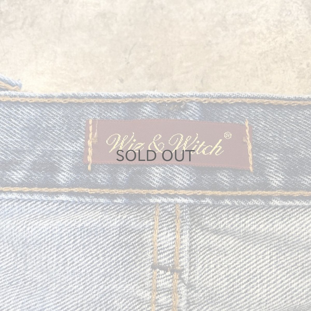 画像10: 【Wiz&Witch】"TWINS" WIDE DENIM PANTS / W29 (10)