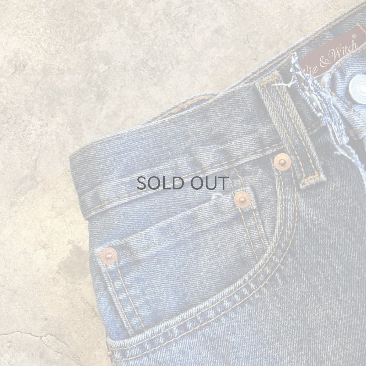 画像7: 【Wiz&Witch】"TWINS" WIDE DENIM PANTS / W29 (7)