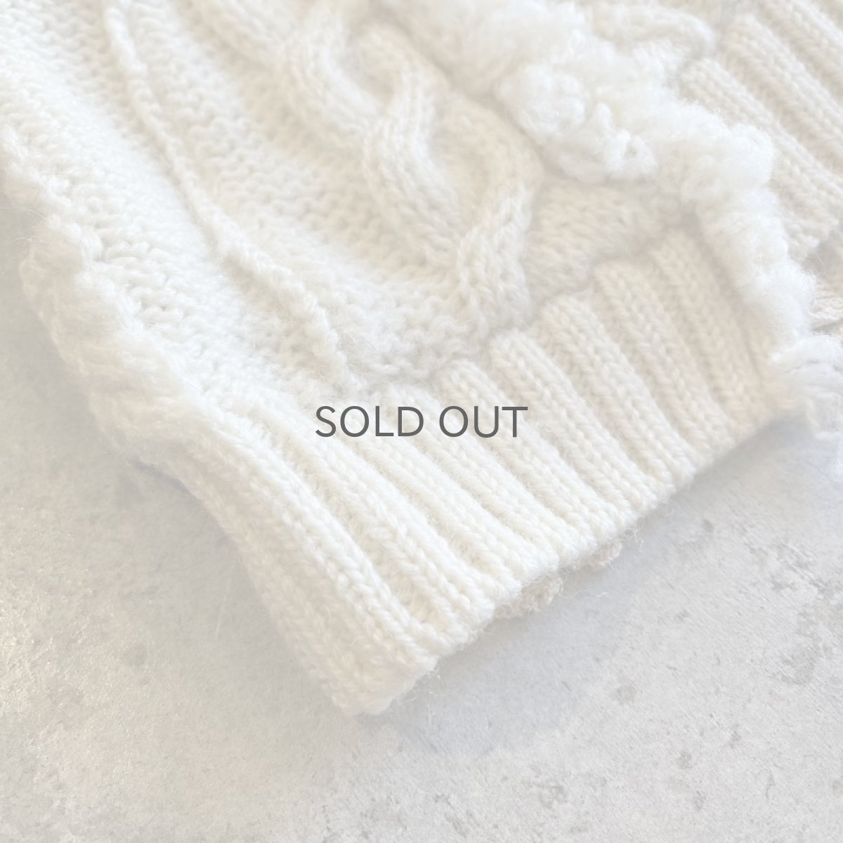 画像3: 【Wiz&Witch】"UNITED" PATCHWORK LACE  ALAN KNIT CARDIGAN / OS  (3)