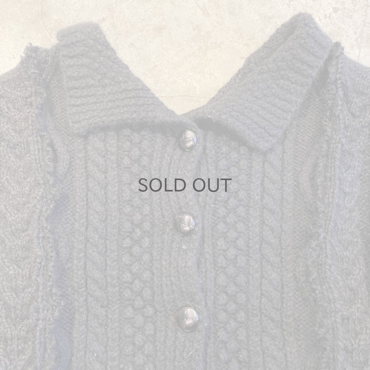 画像5: 【Wiz&Witch】"UNITED" PATCHWORK ALAN KNIT CARDIGAN / OS  (5)