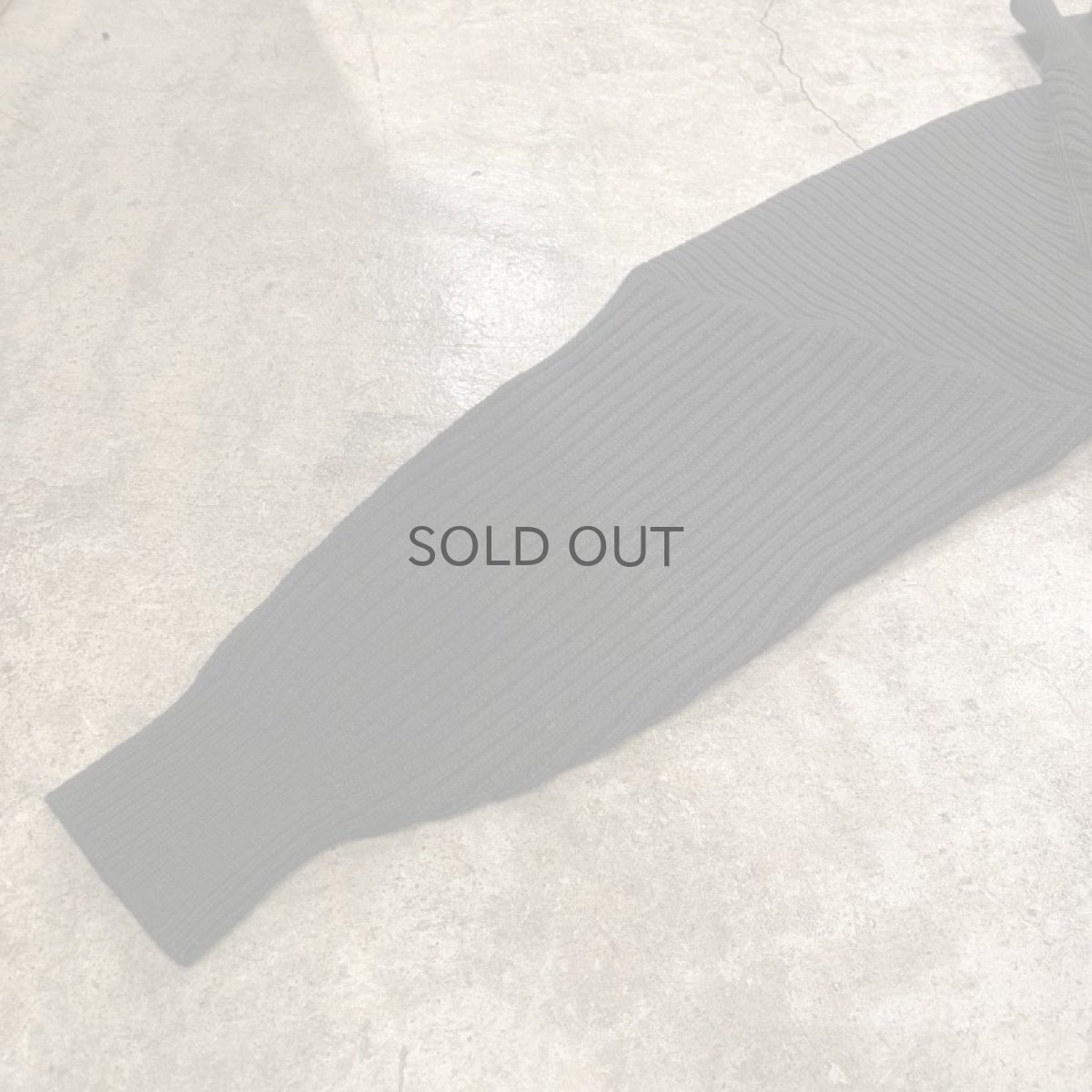 画像6: HALF ZIP DESIGN RIB DESIGN KNIT SWEATER / Ladies M (6)