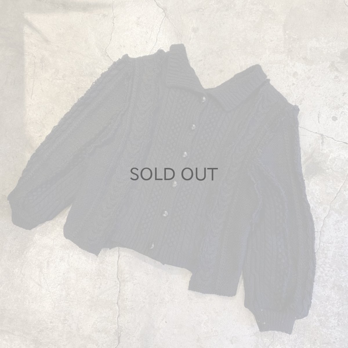 画像4: 【Wiz&Witch】"UNITED" PATCHWORK ALAN KNIT CARDIGAN / OS  (4)