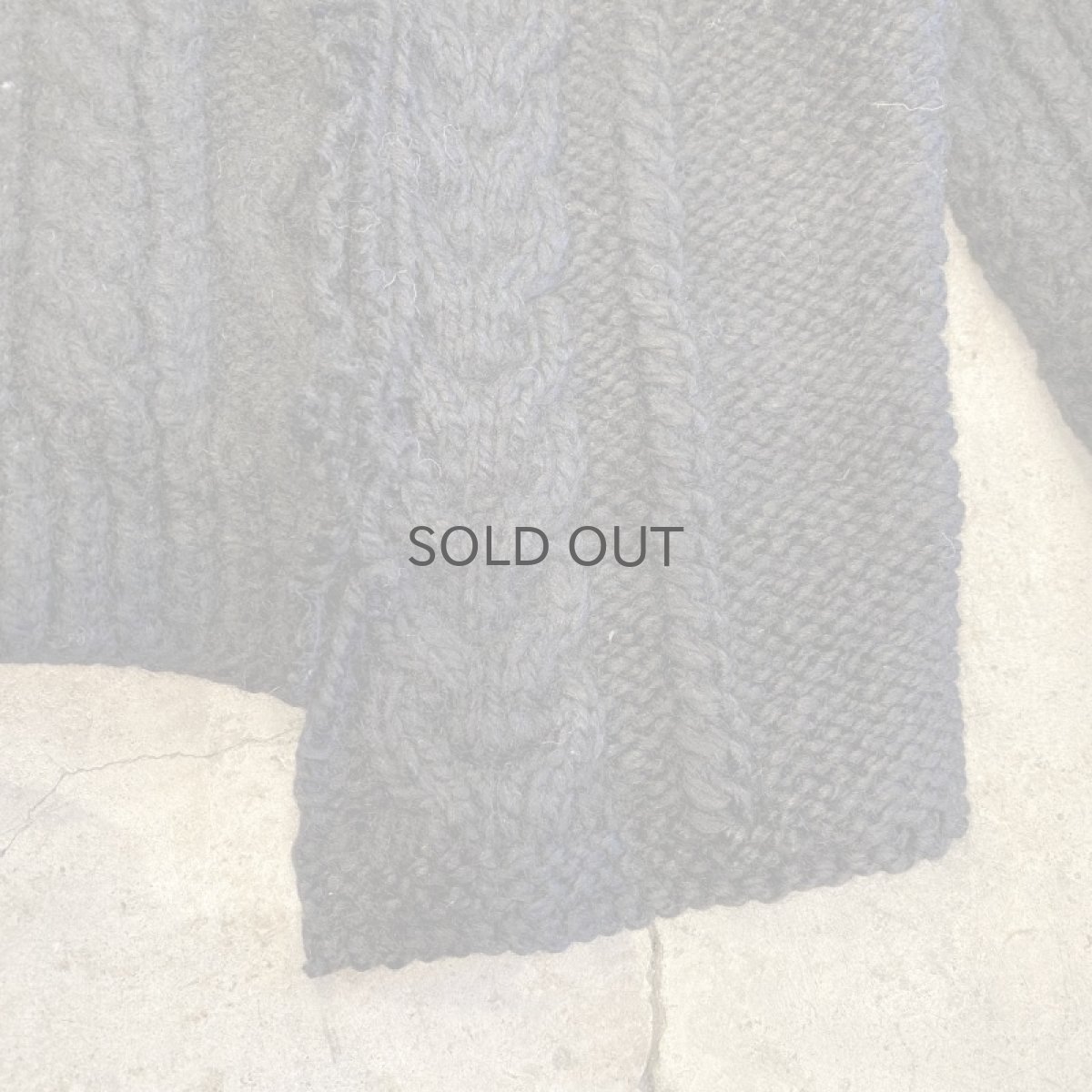 画像9: 【Wiz&Witch】"UNITED" PATCHWORK ALAN KNIT CARDIGAN / OS  (9)