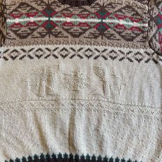 画像8: 【RALPH LAUREN】ALL OVER NATIVE PATTERN COTTON KNIT SWEATER / Ladies M(160) (8)