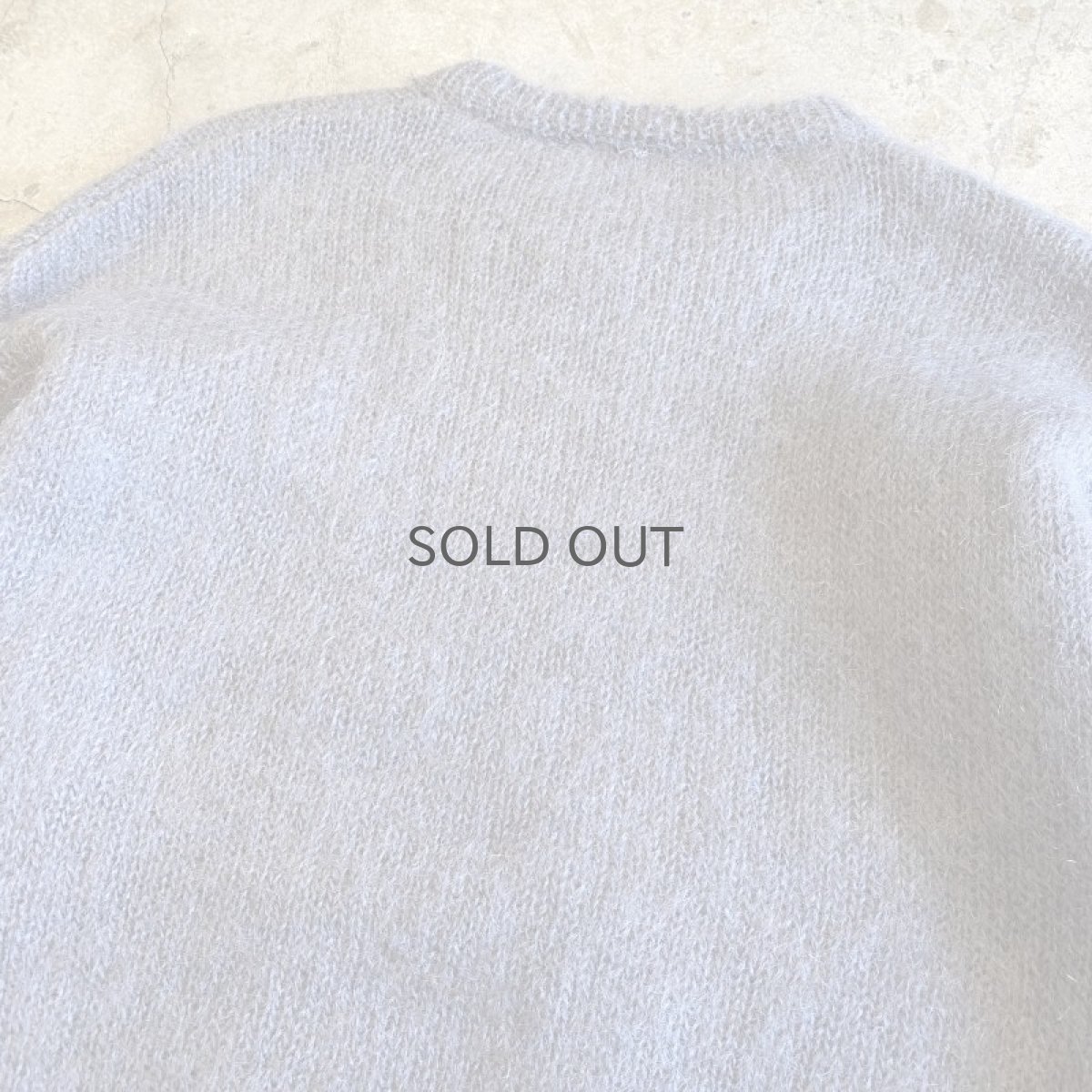 画像9: BIRD ART EMBROIDERY DESIGN MOHAIR KNIT / Ladies M (9)