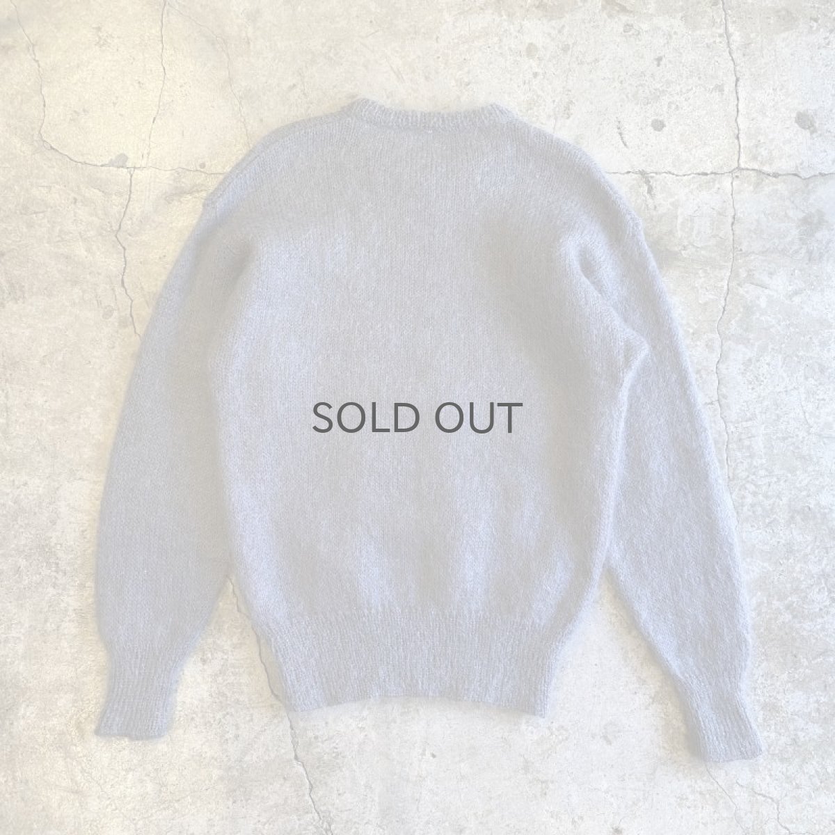 画像2: BIRD ART EMBROIDERY DESIGN MOHAIR KNIT / Ladies M (2)