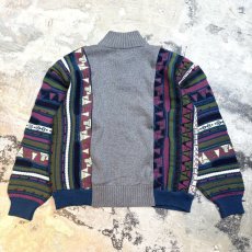 画像2: 【Wiz&Witch】"UNITED" ~RALPH LAUREN~ TWO FACE SWEATER / OS (2)