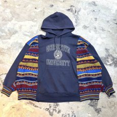 画像1: 【Wiz&Witch】"UNITED" TWO FACE SWEATER HOODIE / OS (1)