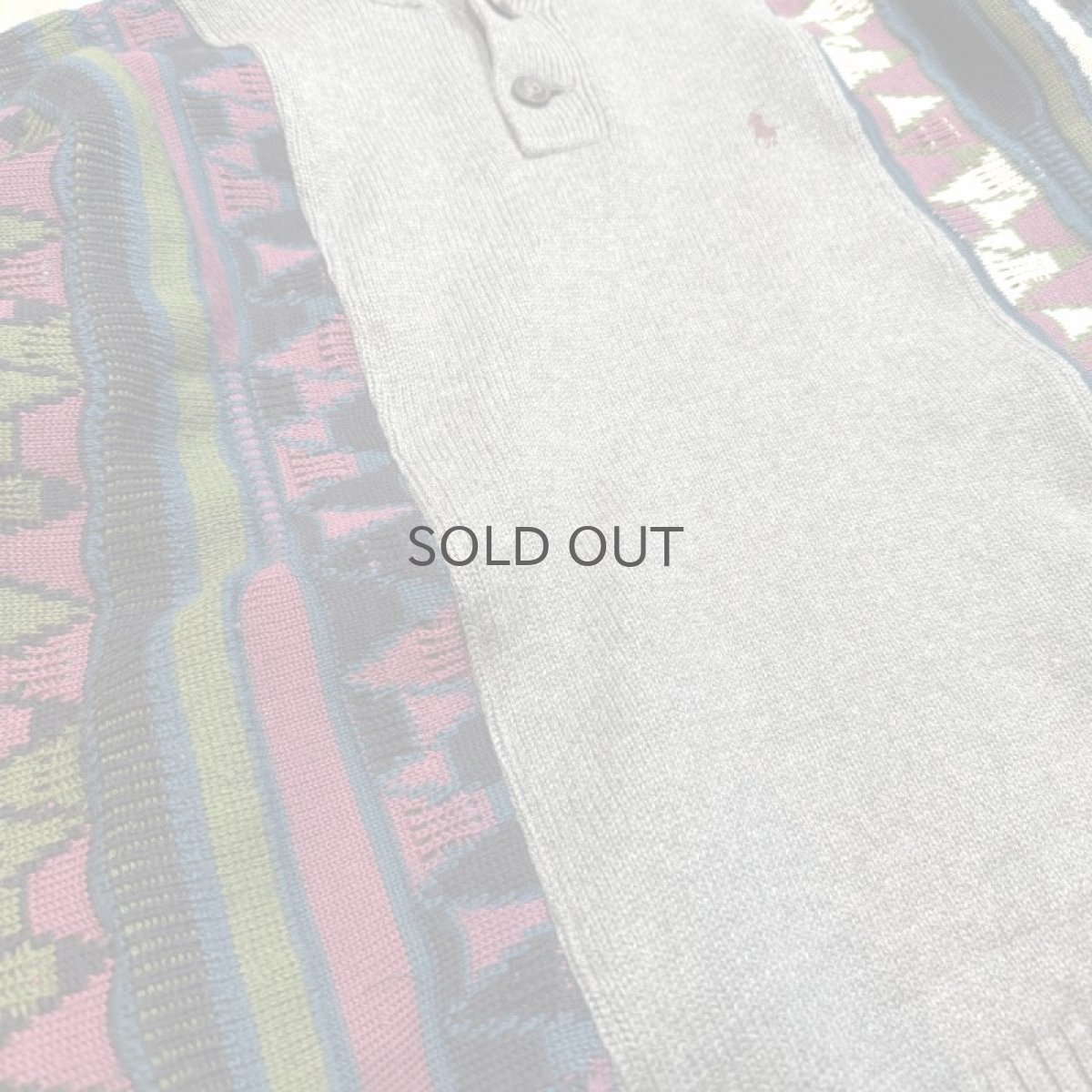 画像5: 【Wiz&Witch】"UNITED" ~RALPH LAUREN~ TWO FACE SWEATER / OS (5)