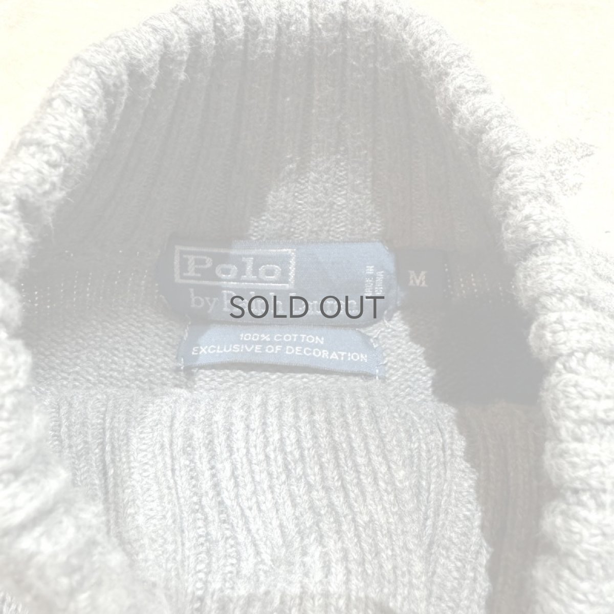 画像10: 【Wiz&Witch】"UNITED" ~RALPH LAUREN~ TWO FACE SWEATER / OS (10)