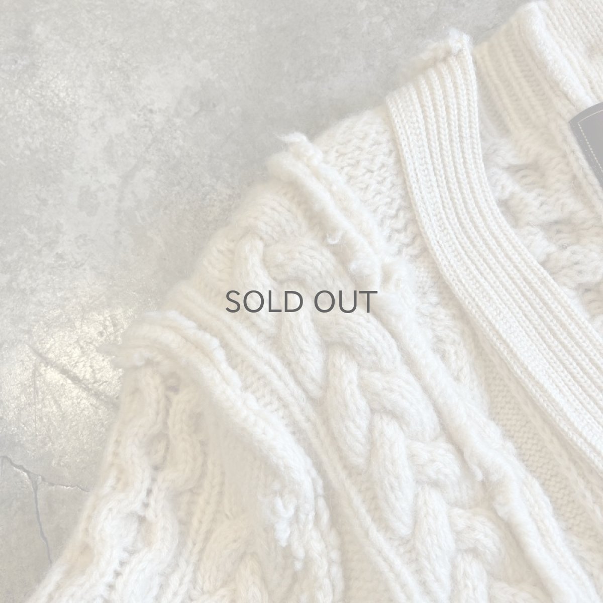 画像8: 【Wiz&Witch】"UNITED" PATCHWORK ALAN KNIT CARDIGAN / OS  (8)