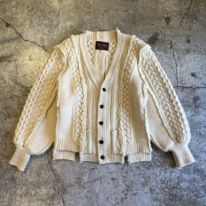 画像1: 【Wiz&Witch】"UNITED" PATCHWORK ALAN KNIT CARDIGAN / OS  (1)