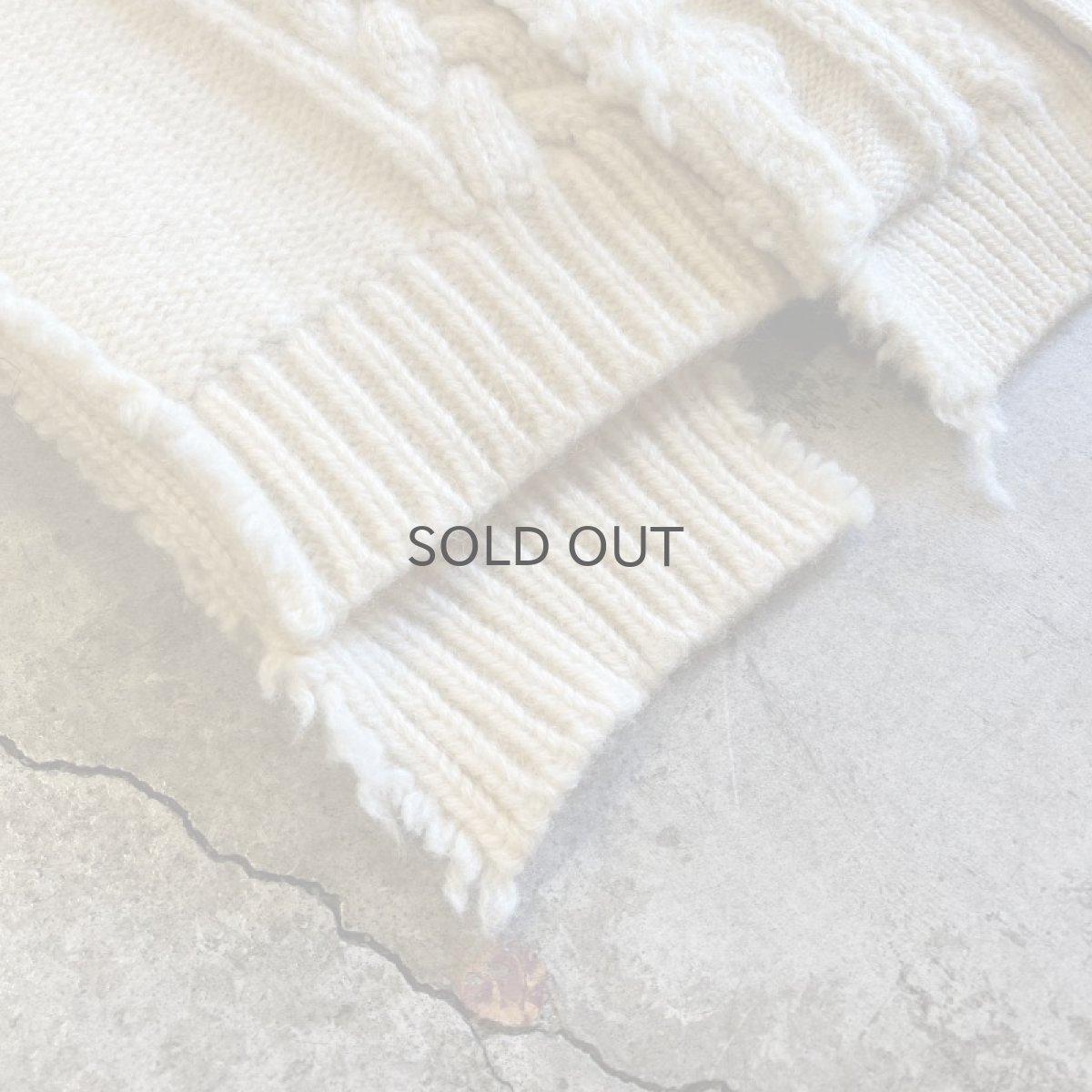 画像3: 【Wiz&Witch】"UNITED" PATCHWORK ALAN KNIT CARDIGAN / OS  (3)