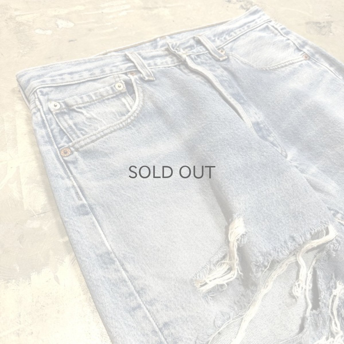 画像3: 90's【LEVI'S】501 GRUNGE DAMAGE DENIM PANTS / W32 / MADE IN USA (3)